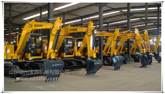 山東寶鼎機械小型挖掘機產(chǎn)品