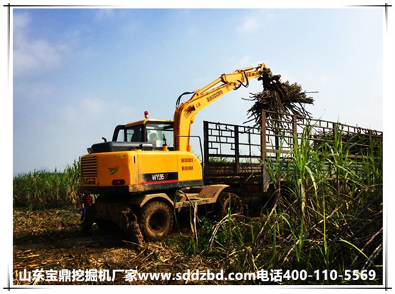山東寶鼎挖掘機(jī)抓木機(jī)廠家輪式95抓木機(jī)械產(chǎn)品
