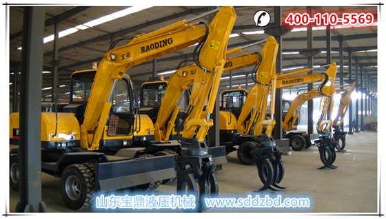 山東寶鼎液壓機(jī)械有限公司蔗木裝卸機(jī)產(chǎn)品
