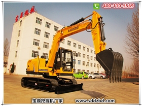 山東寶鼎履帶80反鏟小型挖掘機械產(chǎn)品