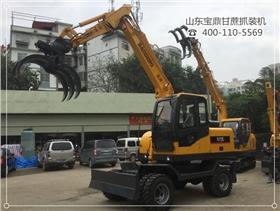 山東寶鼎小型挖掘機廠家甘蔗抓裝機產(chǎn)品