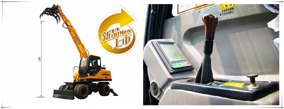 一機(jī)難求寶鼎輪式挖掘機(jī)抓木機(jī)95-9型號年末訂單空前