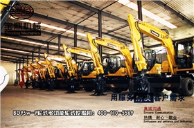 寶鼎多功能輪式挖掘機(jī)