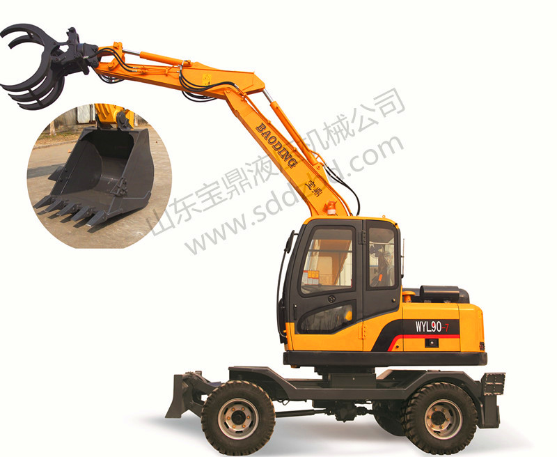 山東寶鼎挖掘機廠家輪式挖掘機產(chǎn)品