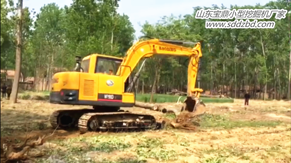 山東寶鼎廠家反鏟式90小型挖掘機(jī)產(chǎn)品