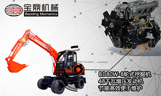寶鼎80輪式挖掘機(jī)發(fā)動機(jī)部件