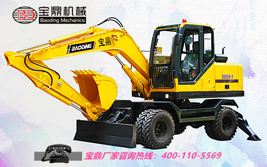 寶鼎挖掘機(jī)95型號(hào)輪式挖掘機(jī)