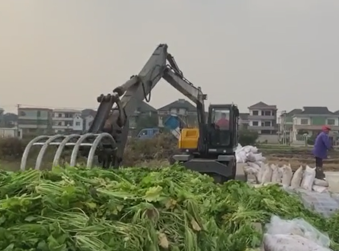 寶鼎加長臂抓料機(jī)