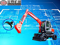 寶鼎新80輪式挖掘機抓木機產(chǎn)品為什么能在上市短時間內(nèi)就能有好的銷量？