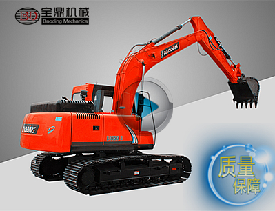 寶鼎150挖掘機(jī)山地修路視頻